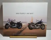 2003 Harley Davidson sales brochure FLSTF/I Fat Boy H1