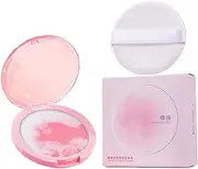Face Powder Compact | Matte Natural Press Powder - Long-Lasting Face Blushes for Travel Mature Skin Everyday Friends Family Wife