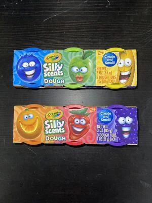 Crayola Silly Scents Dough - Lot Of 2 Assorted Scents