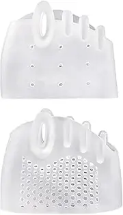 Silicone Toe Separator- Comfortable Metatarsal Pads Toe Separators | Toe Spacers For Women, Toe Separators, Silicone Toe Corrector Spacers, Breathable Design Correction Tool For Home, Gym, Travel