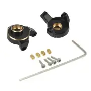 2Pcs 1/24 RC Car Front Brass Steering Knuckle Set for Axial SCX24 Upgrade DIY a