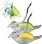 Elegant Bird shaped Stainless Steel Manual Lemon Juicer and Lime Extruder, Manual Lemon Juicer, Stainless Steel Fruit Juicer Portable Lemon Citrus Bird Lemon Juicer Kitchen Gadget Manual Lemon