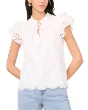1.state Flutter Sleeve Blouse