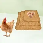 6Pcs Freeze-proof Chicken Hatch Pads Coconut Coir Reptile Box Mat Farm