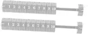 Mipcase 2pcs Multi Functional Foosball Score Counters Durable Table Football Markers Compact Scorekeeper Bars for Soccer Games for Table Soccer Game Props