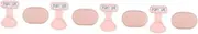 FRCOLOR 4 Sets Skin- Hair Trimmer Women's Leg Underarm Hair Shaver Depilator Razor Mini Easy to Use Travel-friendly