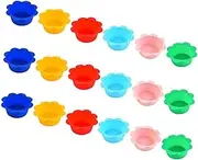 18Pcs Silicone Cupcake Liners Greaseproof Baking Molds for Muffins Safe Reusable Compatible with Microwave Oven Dishwasher Colors for Baking Enthusiasts