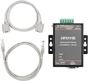 HF-5111B Serial Network Server 3-in-1 RJ45 Serial Server RS232 / RS485 / RS422 Over Ethernet DTU Serial Server with Serial Cable and Network Cable