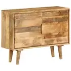 Solid Wood Sideboard Vintage Rustic Kitchen Buffet Storage Drawers Table Cabinet