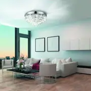 Valparaiso Ceiling Light 1 in Gold or Chrome