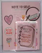 Inspirational Keyring - Note to Self You are Enough Noone Has It All Figured Out