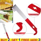 Stainless Steel Beekeeping Bee Hive Tools Hook Scraper J Shape Equipment Tool AU