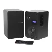 70W Powered Bookshelf Speakers, Active Stereo Speakers Pair Desktop Studio Mo...