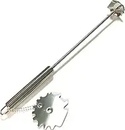 BBQ Grill Scraper 2-Piece，Outdoor Grill Cleaning Tools，Bristle-Free Stainless Steel Clean Brush，Multi-Function BBQ Gifts for Men, Dad, Husband, Boyfriend, Fathers Day