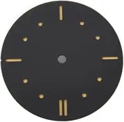 [NPKNGZTATW] Watch Parts Watch Dial 39mm Double-deck Sandwich Black Dial Dot Number Green Luminous Compatible With Eta6497 6498 ST3600 ST3621 No Second dial