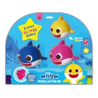 在飛比找蝦皮購物優惠-韓國🇰🇷 鯊魚寶寶 鯊魚家族 洗澡玩具 發條玩具