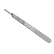 3x Dental Scalpel Handle 12.5cm Stainless Steel for 10# 11# 12# Surgical Blades