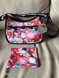 在飛比找Yahoo!奇摩拍賣優惠-Hello Kitty x LeSportsac 聯名包  