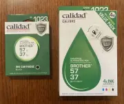 Calidad 4x Ink Cartridges Brother 57,37 VPOW1023 & 57,37 BK1023