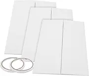 LAPYAPPE 1 Set Trifold Poster Board Display Boards with Double Sided Tape for Presentations Exhibitions and Advertisements