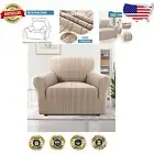 Sand High Stretch Sofa Cover with Elastic Bottom - Perfect Fit for Armchairs