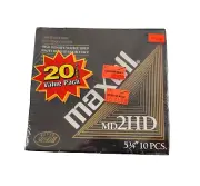 Maxell MD 2HD 5 1/4" Floppy Disks Pack of 20 New Old Stock Sealed