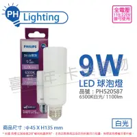 在飛比找momo購物網優惠-【Philips 飛利浦】6入 LED Stick 9W 6