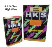 HKS Super High Gloss 2 Pack 2k Clear Kit 5L Kit Auto Car Smash Repair Paint