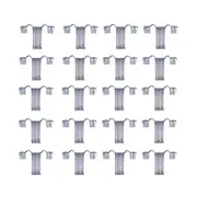 20PCS Photovoltaic Panel Drainage Buckle Surface Plate Solar Panel Water Drain Clip for Solar Panel Photo Color