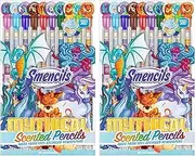 Scentco Mythical Smencils (2 Pack) - Limited Edition - Gourmet Scented Pencils (Graphite HB #2) with Black Finish and Multi-layered Paper Construction, 10 Count - Gifts for Kids, Classroom Rewards