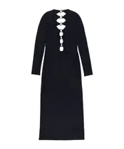open-back Corrine dress UK6 Black