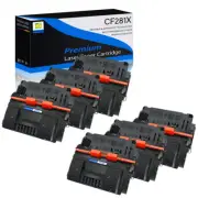 6PK Hi-Yield CF281X Toner Cartridge Fitfor HP Enterprise MFP M604 M605 M606 M630