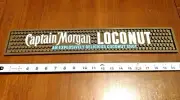 Captain Morgan Loconut Rubber Bar Rail Mat New With Amazing Graphics
