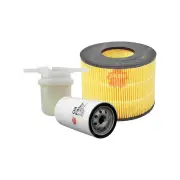 Sakura Oil Air Fuel Filter Service Kit for Toyota Coaster Bus RB13 20 2.4L 80-92