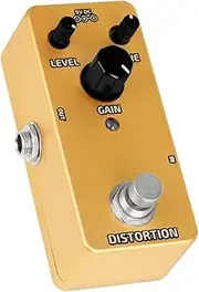 FOMIYES Guitar Delay Pedal, Guitar Pedal Analog Delay, Guitar Effect Pedal For Electric Guitar Golden