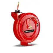 Powerbuilt 642228 Auto Retract Air Hose Reel with 3/8 x 50 Hose
