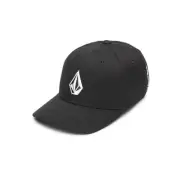 New Volcom Full Stone Flexfit Hat Black Big Youth Free Shipping