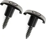 Musiclily Pro String Guides Trees Retainers for Fender American Ultra Style Electric Guitar, Black (Set of 2)