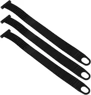 ULTECHNOVO 3pcs Roof Straps Car Accesories Roof Rack Cargo Straps Tie Down Bungee Straps Luggage Small Bungee Cords Cargo Straps Heavy Duty Bungee Rope Cords Heavy Duty Outdoor Black Rubber
