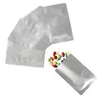 Heavy-Duty Laminated Silver Aluminum Foil Food Storage Heat Seal Bags (100 Bags)