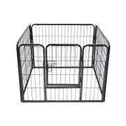 YES4PETS 4 Panel 80 cm Heavy Duty Pet Dog Puppy Cat Rabbit Exercise Playpen Fence Extension