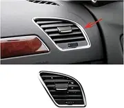 Auto Left Or Right Center Console Air Condition Vents Air Conditioning A/C Outlet Compatible for Audi A4 B8 2009 2010 2011 2012(Right)