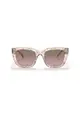 Coach Women's Square Frame Pink Acetate Sunglasses - HC8318F