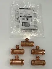 NIBCO PRESS PC611 TEE 1"X 1" X 1/2" PRESS X PRESS X PRESS QTY 5