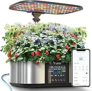LetPot LPH-Max 21 Pods Hydroponics Growing System [ Extra 2 Large Pods Tray & 3X-Faster Grow Light] Smart Hydroponics Growing System for Indoor Gardens. APP Controlled with Auto Nutrient & Watering.