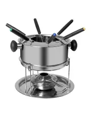 [Toque] Stainless Steel Fondue Set 12-Pieces in Silver