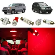 16x Red LED lights interior package kit for 2001-2003 Toyota Sequoia TS6R (for: Toyota)