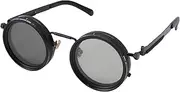 [VELATEMOR] 1-9 Adjustable ND Filter Sunglasses | Polarized Round Lens | Blue Light Blocking & UV Protection | for Sports/Driving/Photography | with Storage Case