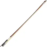 WESIEVYA Beginner's Violin Bow with Smooth Screw 1/2 Size Bow for Violin Accessories Ebony Frog Sandalwood