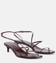 [Khaite] Khaite Loop 35 leather sandals AU 6.5 burgundy